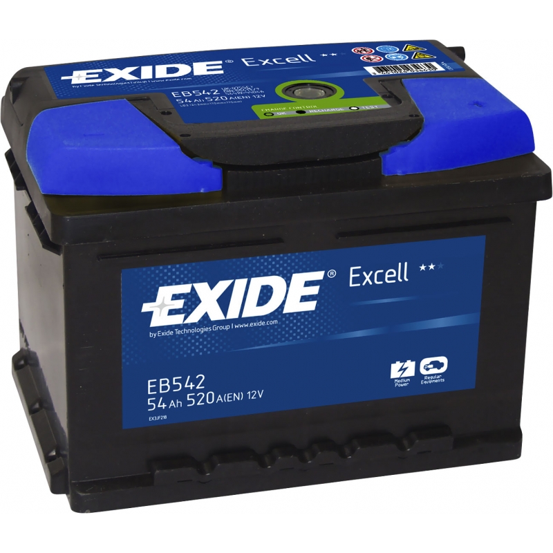 Купить запчасть EXIDE - EB542 54/Ч Excell EB542