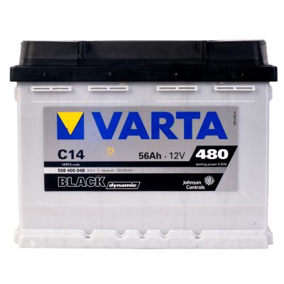 Купить запчасть VARTA - 556400048 Black Dynamic C14 56/Ч 556400048