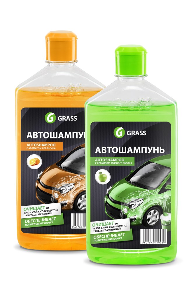 Купить запчасть GRASS - 1111002 Автошампунь Universal (яблоко)